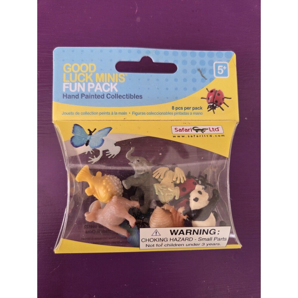 OCEAN DINO GLOW FUN PACK Good Luck Minis Safari Ltd Action Figure 7 pkgs‎